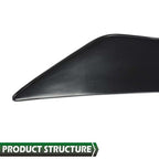 2pcs Door Panel Insert Textured Black Fit For 2010-2014 Ford Mustang Replacement