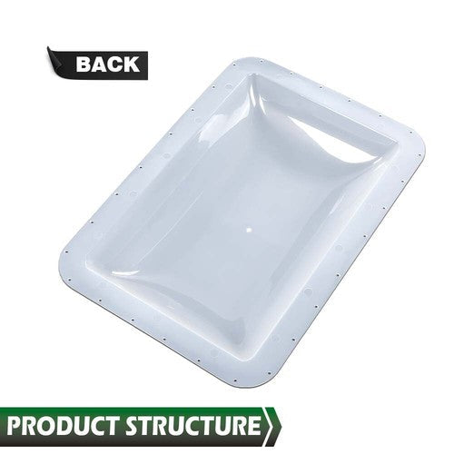 17.8" X 25.8" RV Camper Skylight Exterior Cover w/ Installation Accessories