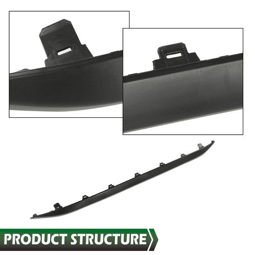 Fit For 2020-2024 Toyota Corolla LE XLE 4Dr Black Rear Lower Bumper Molding Trim