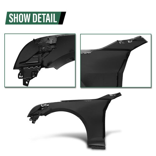 Fender Front Passenger Side GM1241380 84110676 Fit For 2013-2018 Cadillac ATS