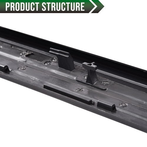 Fit For 2009-2014 Ford F150 Flexible Flex Step Tailgate Molding Trim Black New
