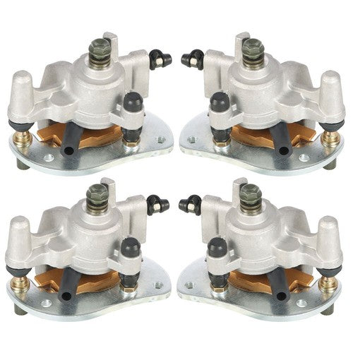 For Yamaha YFM700F/P Grizzly 700 2007-2020 Front & Rear Brake Calipers w/Pads