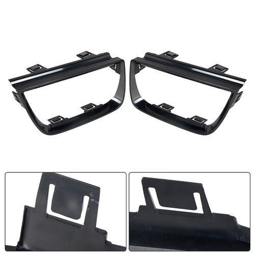 Set Of 4 Fit For Chevy Camaro Series 2010 - 2013 Tail Light Bezel Covers  Black