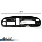 Fit For Dodge Ram 1500 2500 3500 98-02 Dash Board Bezel Cover Instrument w/Vents