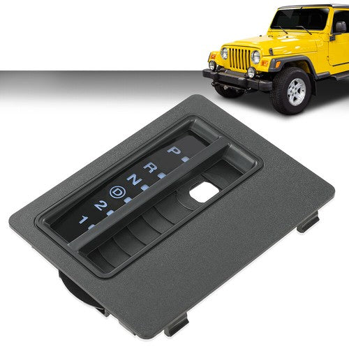 Fit For 1997-2006 Jeep Wrangler TJ Automatic Floor Shift Indicator Bezel Trim