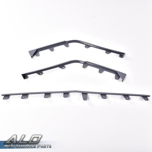 Bumper Trim Fit For 2009-2015 Cadillac CTS V Model Front Bumper Molding Kit Gray