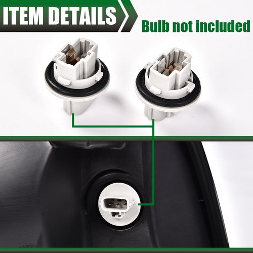 Black Headlights Fit For 05-11 Toyota Tacoma Signal Lamps Left+Right Pair