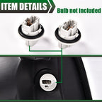 Black Headlights Fit For 05-11 Toyota Tacoma Signal Lamps Left+Right Pair