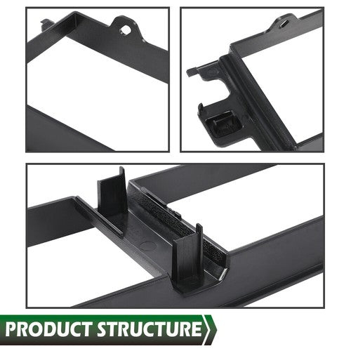 Fit For 2018-2020 Ford F-150 Front Bumper Center Cover Insert Trim Panel Black