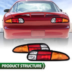 Tail Lights Brake Lamps Assembly Left+Right Fit For 1993-2002 Chevrolet Camaro
