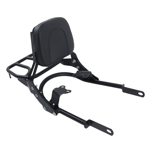 Backrest Sissy Bar w/ Luggage Rack For Bonneville T100 T120/Black 2016-24 US