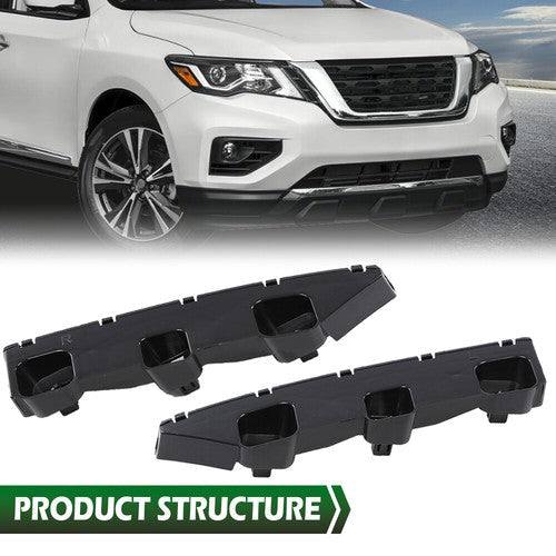 Fit For 2013-2019 Nissan Pathfinder Front Outer Bumper Cover Bracket Left+Right