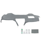 Fit For 2007-2011 Toyota Camry TPE Dashboard Dash Cover Cap Overlay Gray