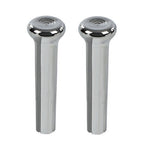 Fit For 1971-1988 GM Chevy Buick Oldsmobile Pontiac Chrome Door Lock Knobs Pair