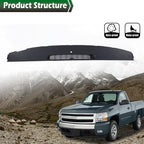 Fit For 07-13 Escalade Silverado Sierra Dash Panel Defrost Vent Cover Grille