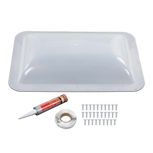 17.8" X 25.8" RV Camper Skylight Exterior Cover w/ Installation Accessories