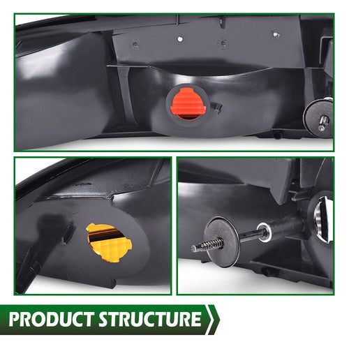 Tail Lights Brake Lamps Assembly Left+Right Fit For 1993-2002 Chevrolet Camaro