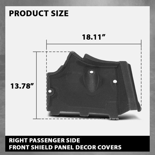 Front Under Body Splash Guard Shield Cover Right Fit For 11-17 Audi A6 S6 C7 A7