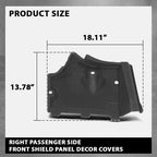 Front Under Body Splash Guard Shield Cover Right Fit For 11-17 Audi A6 S6 C7 A7