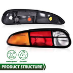 Tail Lights Brake Lamps Assembly Left+Right Fit For 1993-2002 Chevrolet Camaro