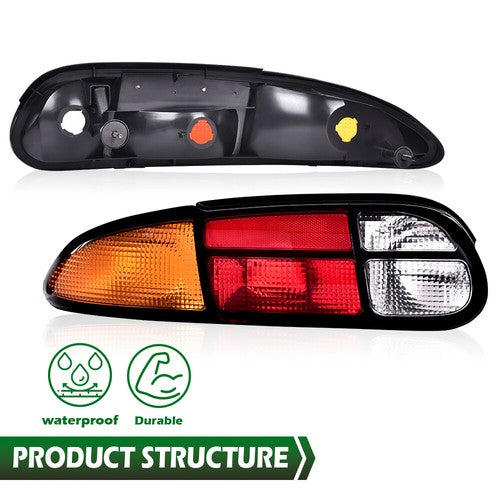 Tail Lights Brake Lamps Assembly Left+Right Fit For 1993-2002 Chevrolet Camaro
