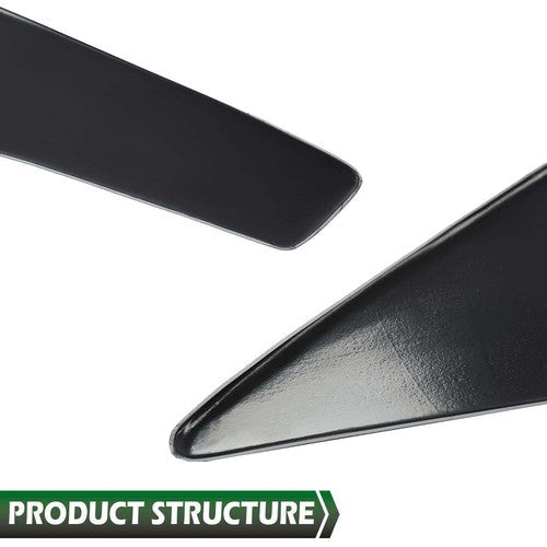2pcs Door Panel Insert Textured Black Fit For 2010-2014 Ford Mustang Replacement