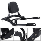Backrest Sissy Bar w/ Luggage Rack For Bonneville T100 T120/Black 2016-24 US