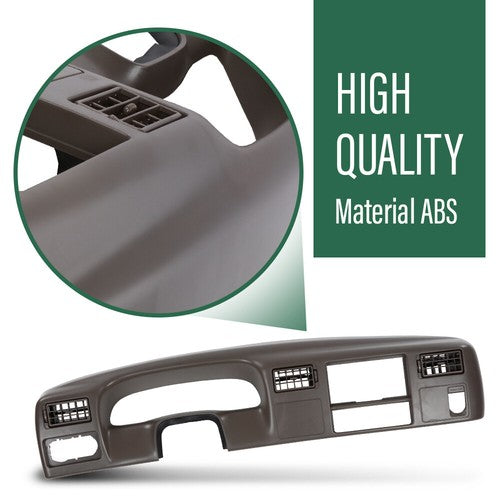 Dash Cluster Radio Bezel Trim Panel Brown Fit For 1999-2004 Ford F250 F350