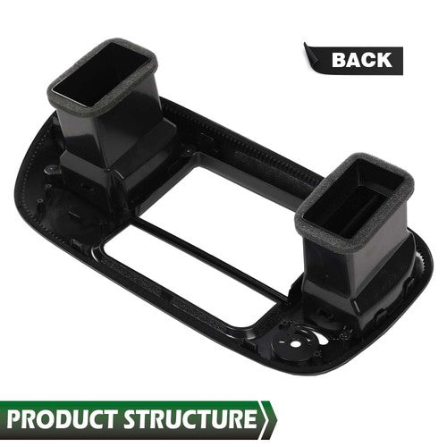 Fit For 1997-2003 Ford F150 Expedition Radio Climate Trim Bezel Dash Panel Black