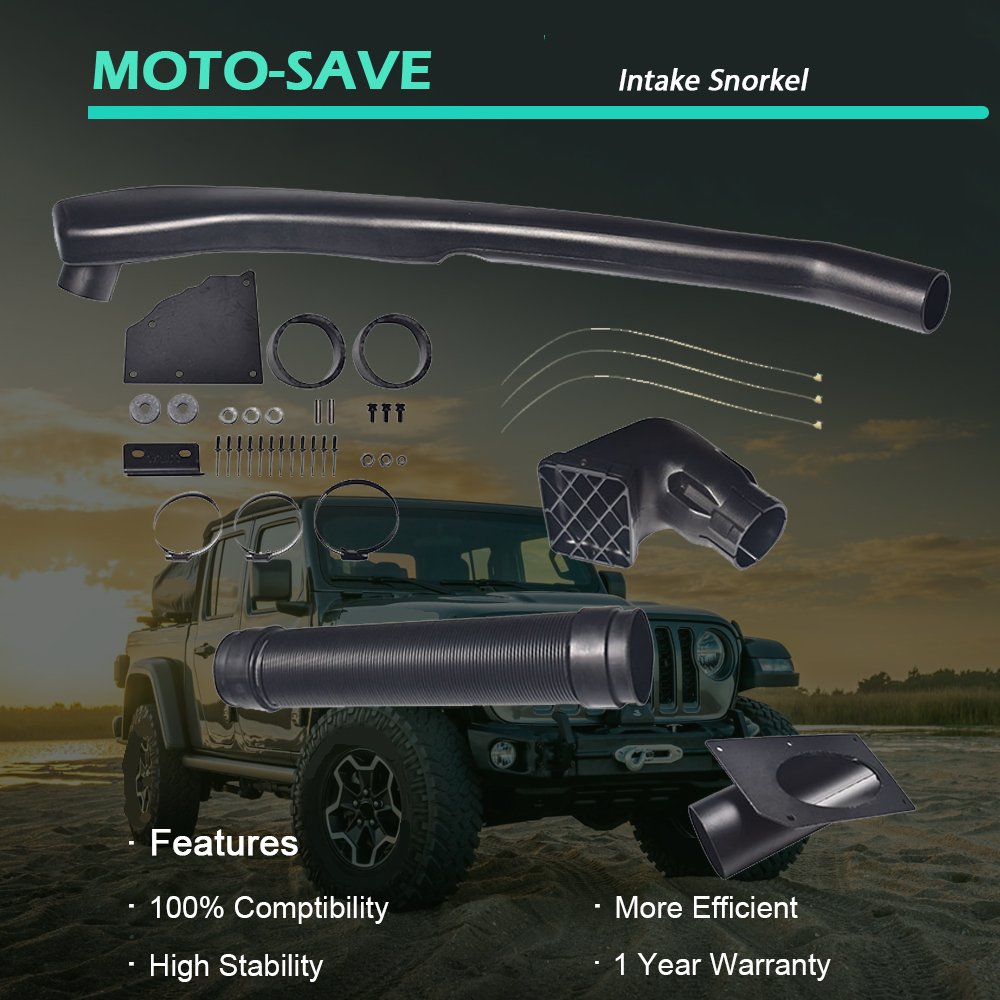 Cold Snorkel Kit For 1992-1999 Jeep Wrangler Ram Intake System 4WD TJ 4.0 I6