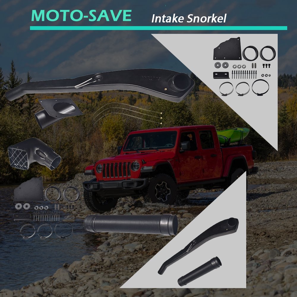 Cold Snorkel Kit For 1992-1999 Jeep Wrangler Ram Intake System 4WD TJ 4.0 I6