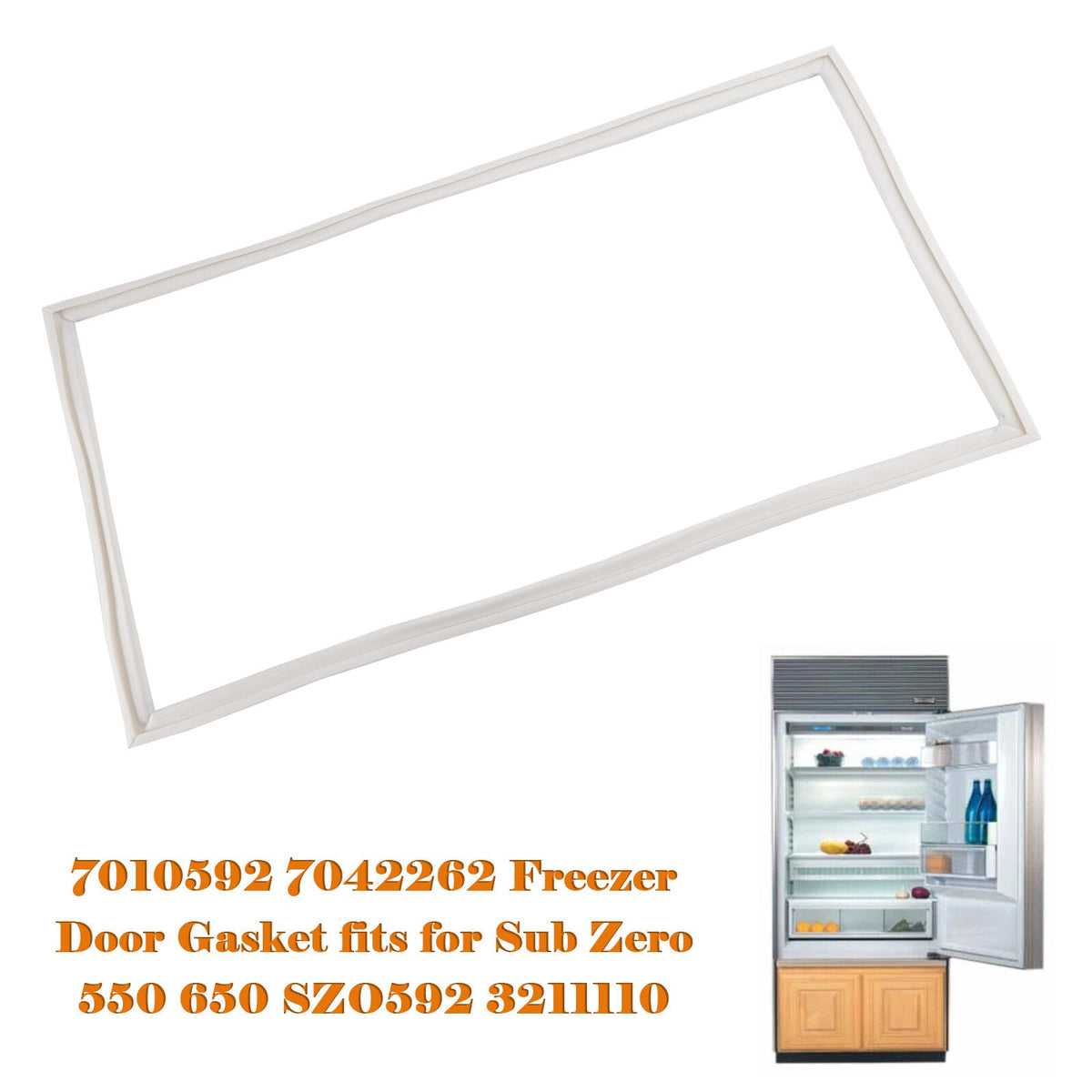 7010592 7042262 Freezer Door Gasket fits for Sub Zero 550 650 SZO592 3211110·