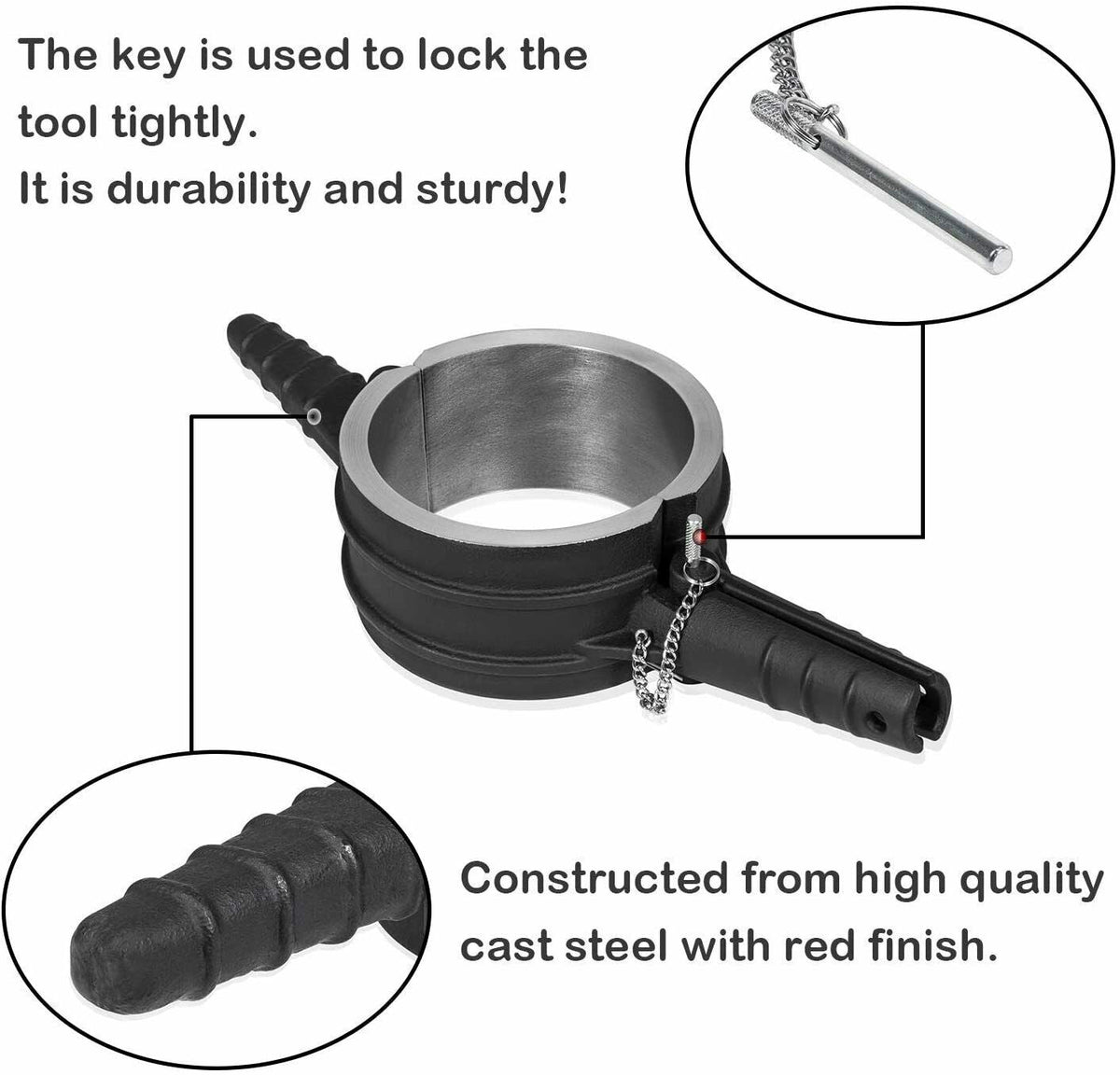 7040 Piston Ring Compressor Tool 5.4" Bore for Cummins ISX,Caterpillar 3400,C-15