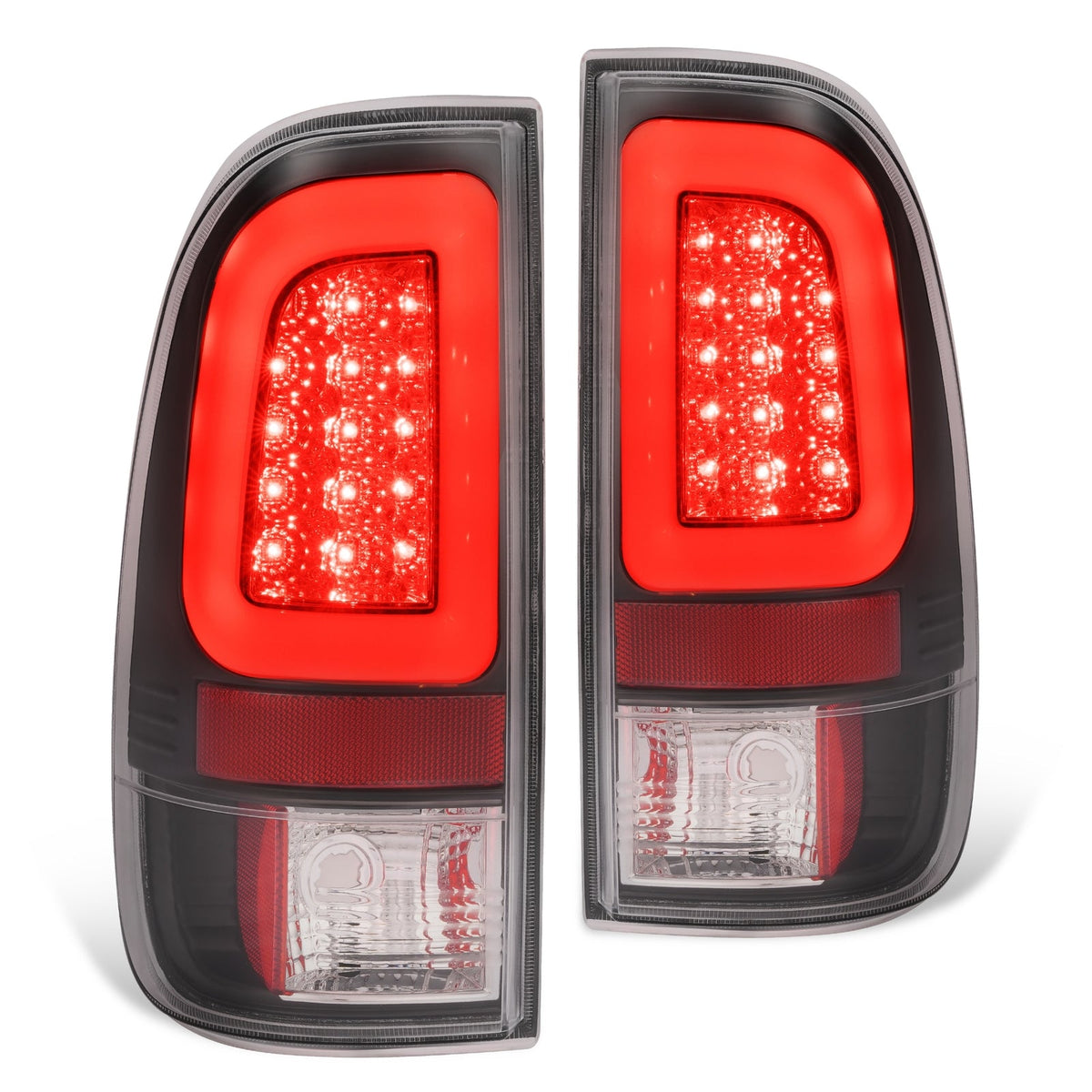 Pair Clear LED Tail Light Brake Lamps For Ford F250 F350 SD Super Duty 2008-2016