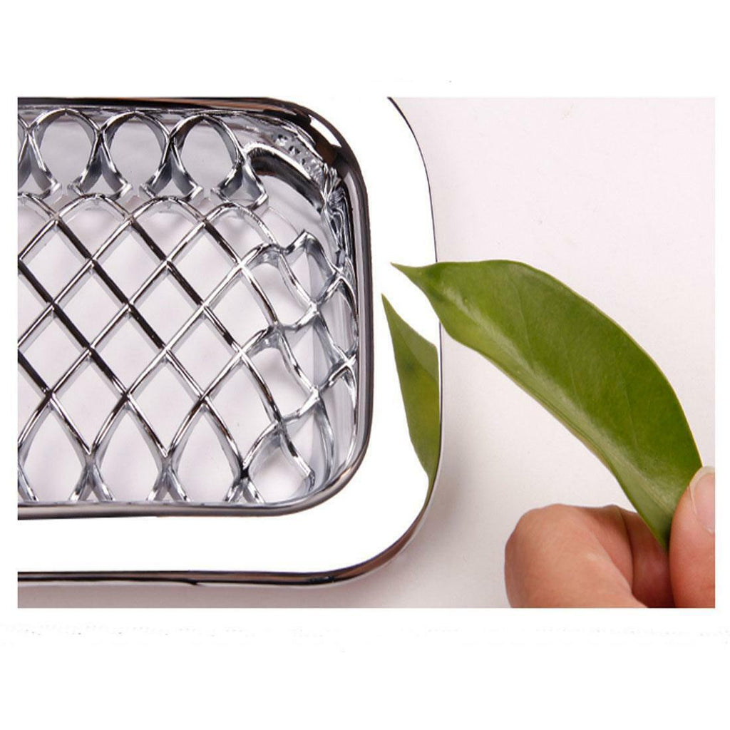 7pcs Front Mesh Grille Grill Insert Cover Bezel Kit for Jeep Patriot 2011-2018