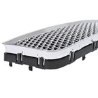 For 06-16 Chevy Impala/Limited Chrome Mesh Style Front Upper+Lower Bumper Grille