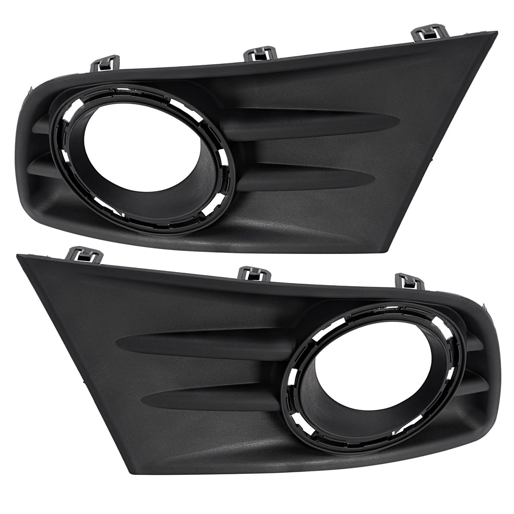 Pair Front Bumper Fog Light Lamp Cover Bezel Trim For Honda Pilot 2012-15 LH+RH