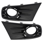 Pair Front Bumper Fog Light Lamp Cover Bezel Trim For Honda Pilot 2012-15 LH+RH