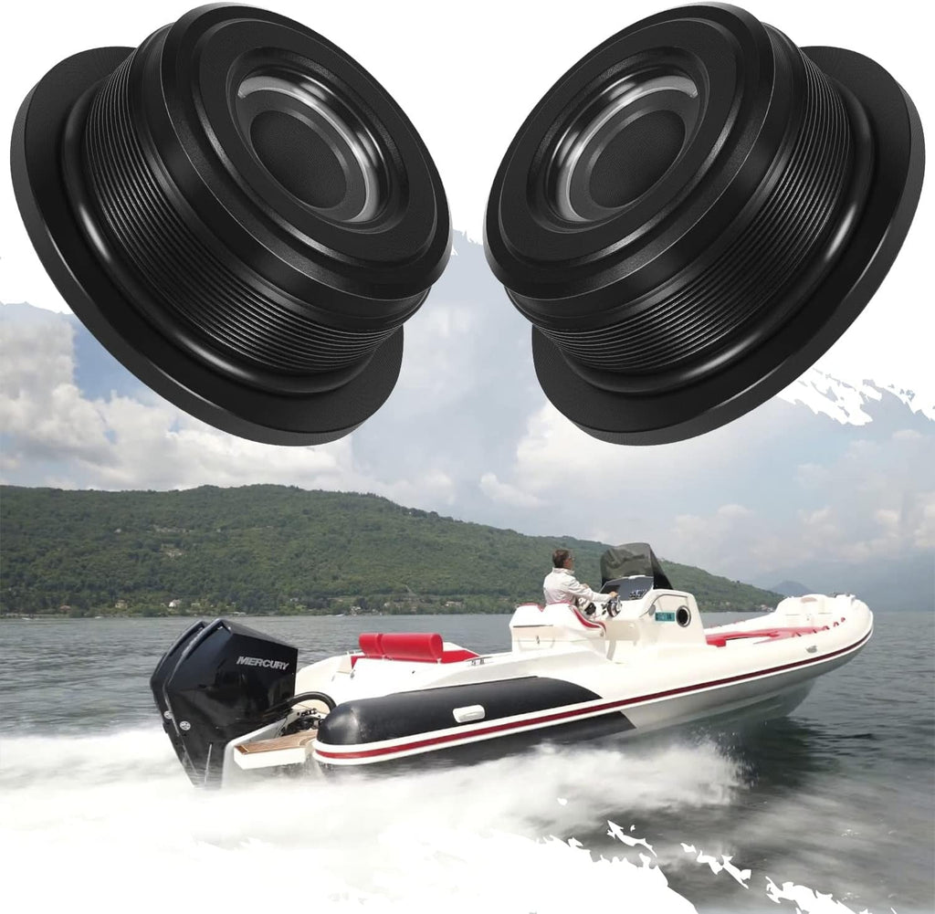 2Pcs Verado Trim Cap For Mercury/Mariner Outboard 6-Cyl 225HP 250HP 275HP 300HP