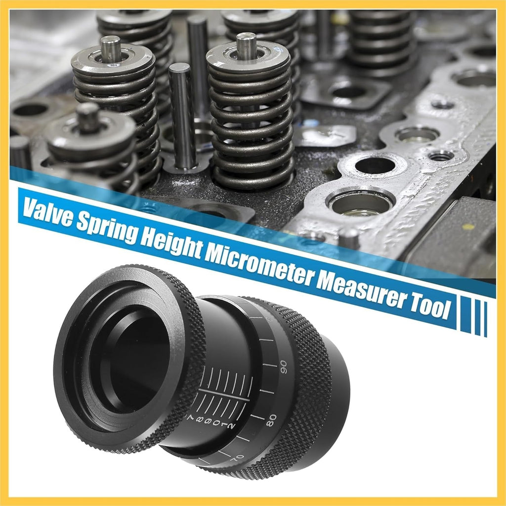 Universal Valve Spring Height Micrometer Measurer 0.75" Metal Black Pack of 1