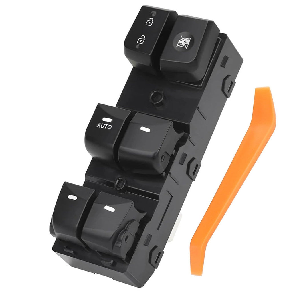 Left Driver Master Door Window Switch Black Auto For Hyundai Elantra 2014-2016