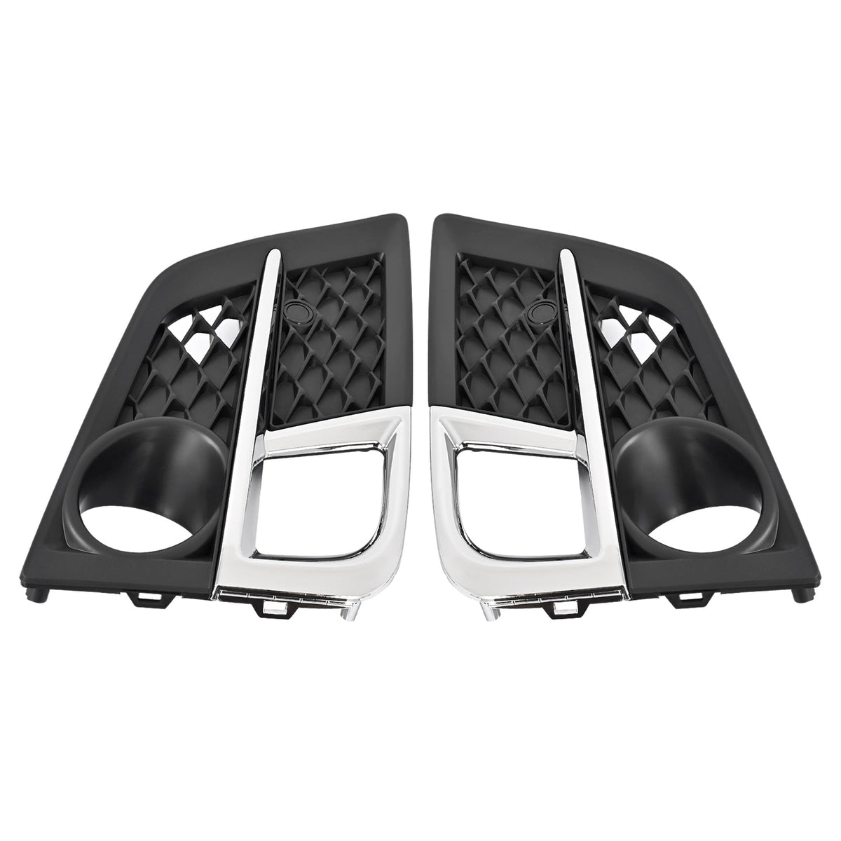 Pair For Honda Odyssey 2018 2019 2020 Front Bumper Fog Lights Chrome Trim Cover