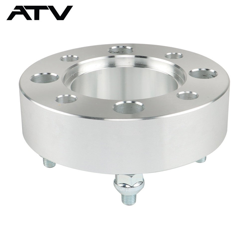 2× 1.5" Wheel Spacer 4x110 74mm M10x1.25 Silver For Suzuki 2002-2007 Eiger 400
