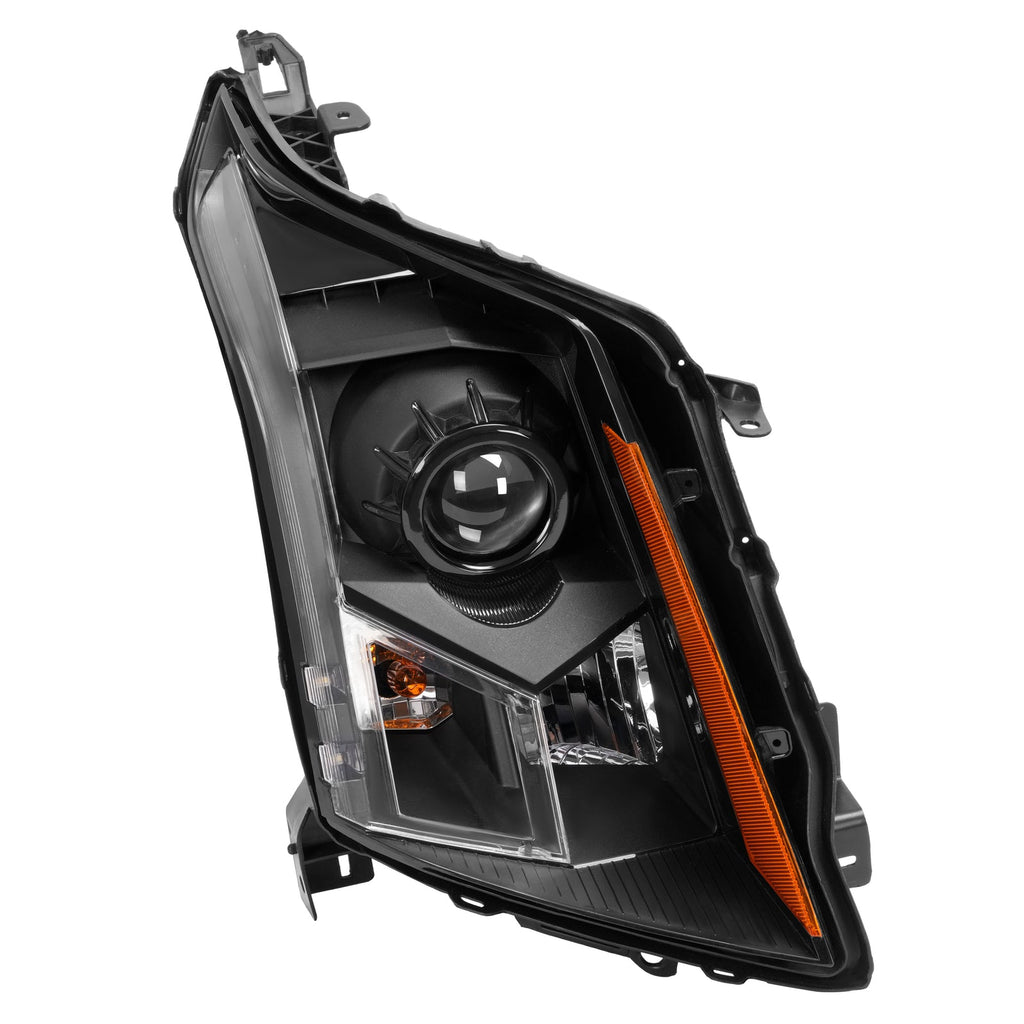 For 2010-2016 Cadillac SRX LED Projector Headlights Headlamps Left+Right Black