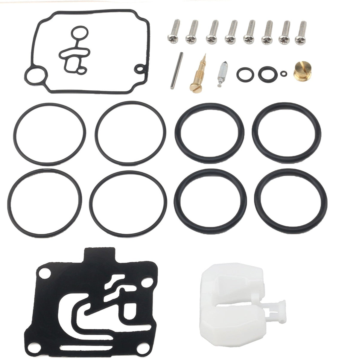 4Set Carburetor Carb Rebuild Repair Kit for Yamaha F50-T50 hp 4 Stroke 2001-2004