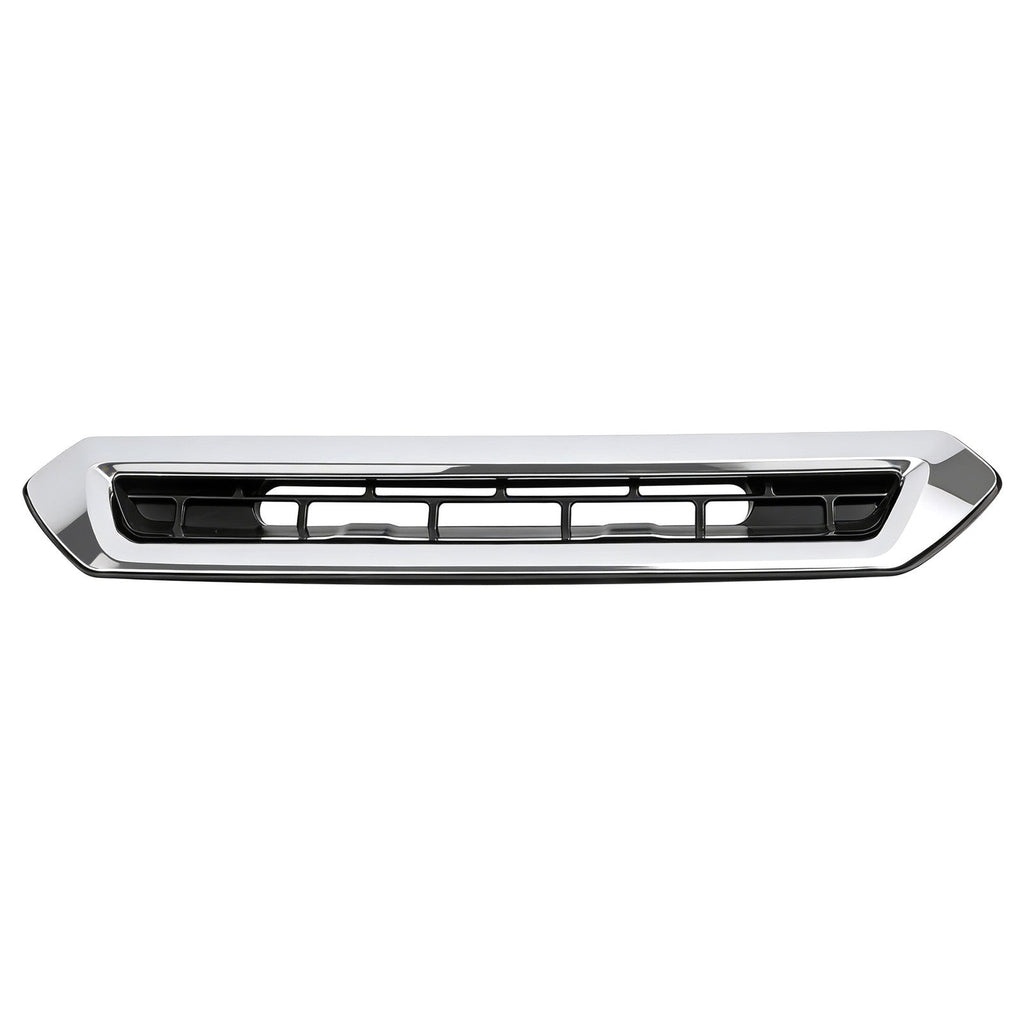 Hood Air Vent Scoop For 2017-19 Chevy Silverado GMC Sierra 2500HD 3500HD Chrome