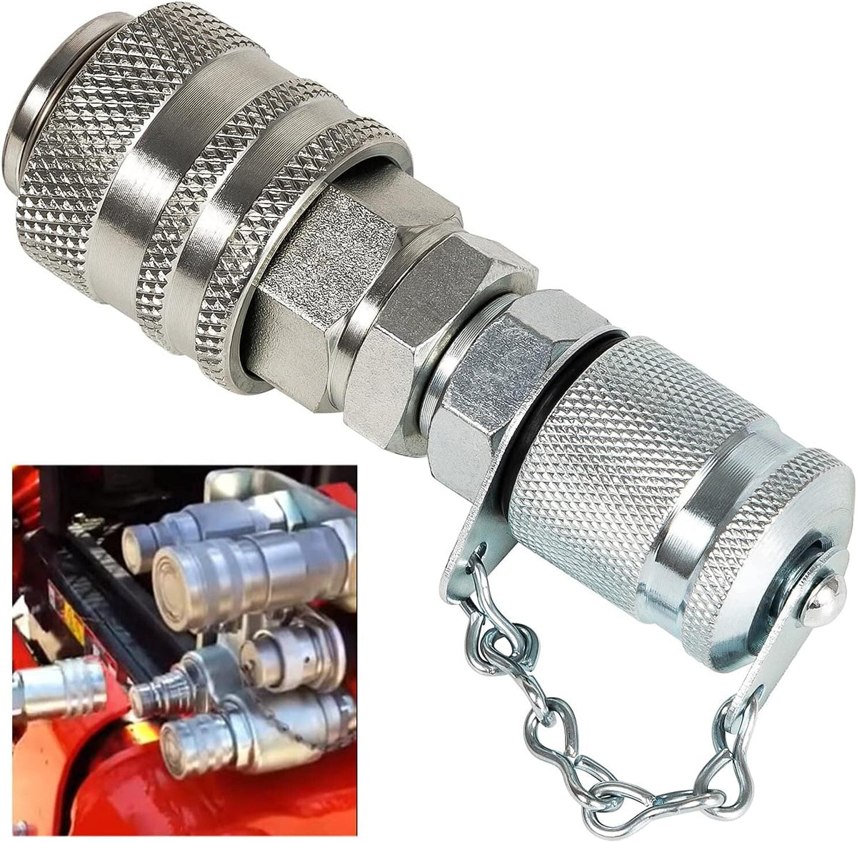 Hydraulic Pressure Test Coupling Kit Connecting Quick for PD Series Coupler