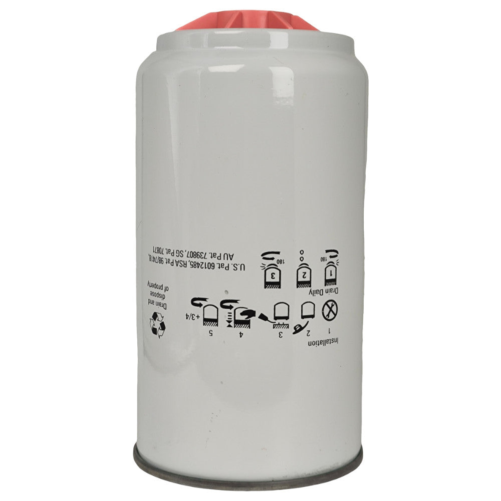 Fuel Filter Water Separator 7336334 for Bobcat S76 Loader T76 w/ Draining Valve