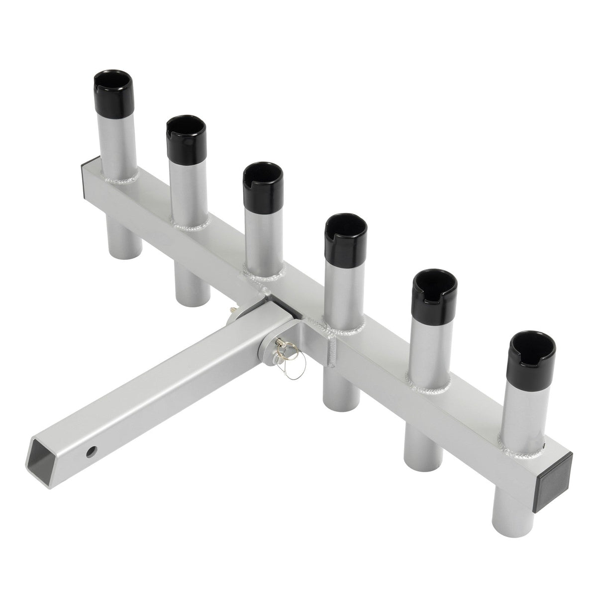 6 Rod Extender Fishing Rod Holder Hitch Mount Rack Truck 2" Receiver Adjustable