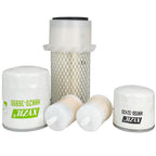 In-Line Fuel Air Oil HST Filter Kit for Kubota G1800 G1900 G2000